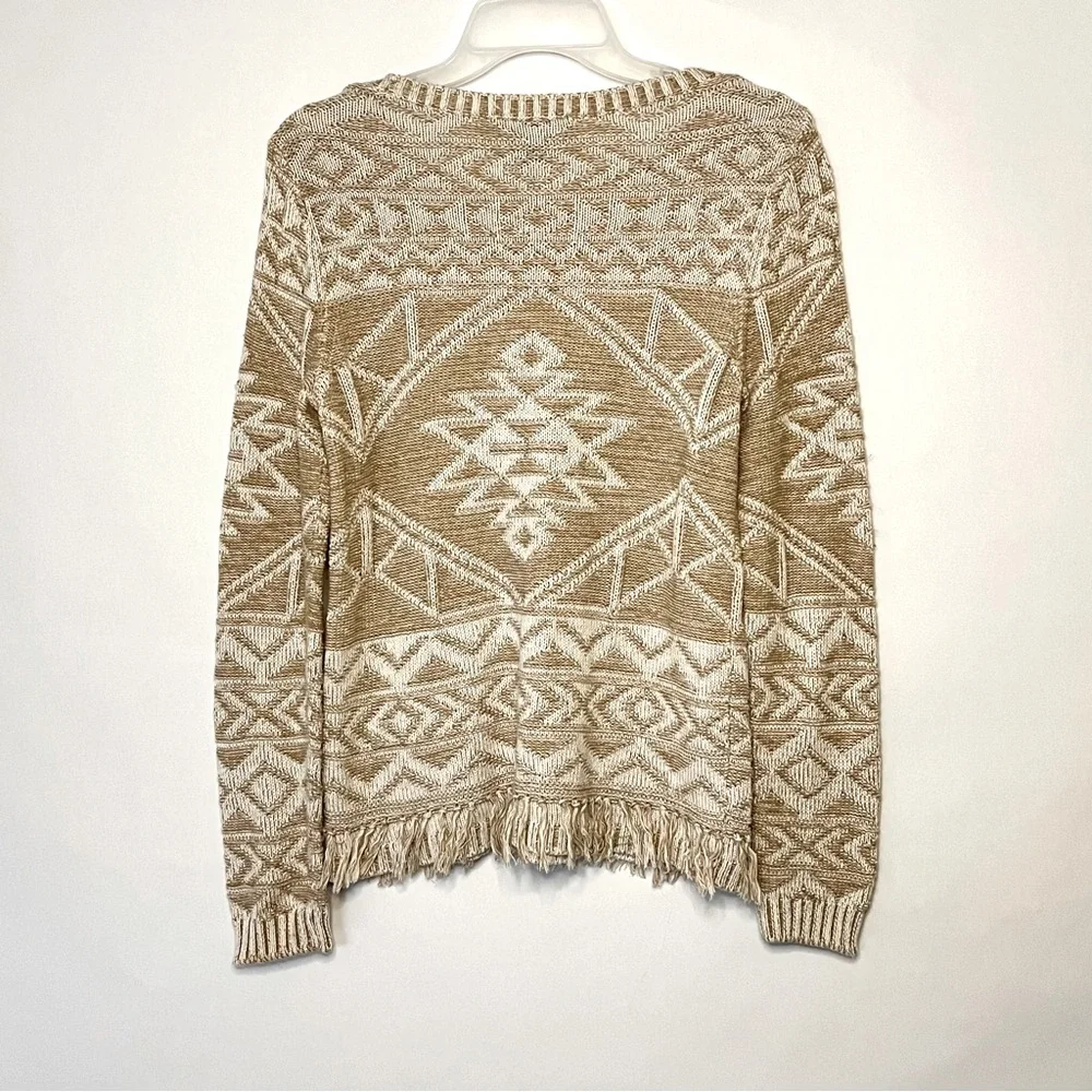INC Fringe Tribal Sweater - Picture 4 of 9